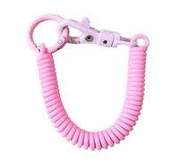 Haiki Stretchy Spirals Keyring Retractable Keychain Coil Spring Keychain Alloy Key Holder Colors Key Chain for Backpack