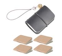 Haiki Sturdy Leather Pocket Notebook Multipurpose Leather Pocket Writing Book Key Chain for Office Or Academic Use