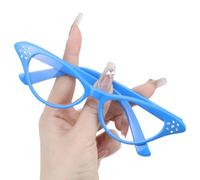 Haiki Vintage Glasses For Adult And Kids With Rhinestones Unisex Styles Clear Lens Glasses For Cosplay Costume Parties Retro