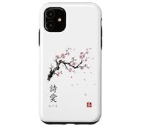 Haiku 5-7-5 Poetry Japanese Cherry Blossom Sakura Art Case for iPhone 11