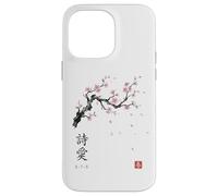Haiku 5-7-5 Poetry Japanese Cherry Blossom Sakura Art Case for iPhone 14 Pro Max