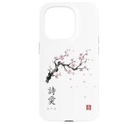 Haiku 5-7-5 Poetry Japanese Cherry Blossom Sakura Art Case for iPhone 15 Pro