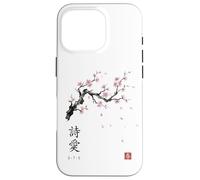 Haiku 5-7-5 Poetry Japanese Cherry Blossom Sakura Art Case for iPhone 16 Pro