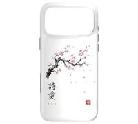 Haiku 5-7-5 Poetry Japanese Cherry Blossom Sakura Art Case for iPhone 17 Pro Max
