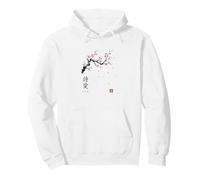 Haiku 5-7-5 Poetry Japanese Cherry Blossom Sakura Art Pullover Hoodie