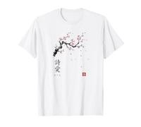 Haiku 5-7-5 Poetry Japanese Cherry Blossom Sakura Art T-Shirt