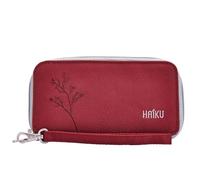 HAIKU Intrepid Small and Slim Women's Wristlet Wallet, Clutch Purse, Zip Around RFID-Blocking Credit Card holder, and ID Holder, Rosewood