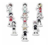 Haikyu Acrylic Stand 9pcs Set Anime Chibi Figure Stand Desktop Decoration Haikyu Fans Collections (A)