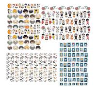 Haikyu Decorative Parts Acrylic Shoyo Hinata Tobio Kageyama Firefly Tsukishima Ionagawa Polish Decoration Material Character Cabochon Craft Material Decoration Handmade (100 Pieces, B)