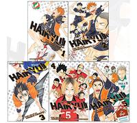Haikyu Manga Vol (1-5) Collection By Haruichi Furudate 5 Books Bundle With Gift Journal