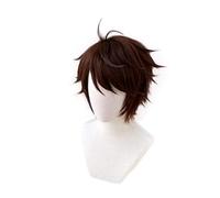 Haikyuu!! Aoba Johsai Toru Oikawa Tooru Dark Brown Short Wig Cosplay Costume Heat Resistant Synthetic Hair Haikiyu Men Wigs