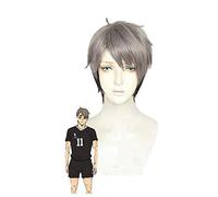 Haikyuu!! Cosplay tsukishima kei Hinata Shoyo Nishinoya Yuu Oikawa Tooru Kozume Kenma kageyama tobio Miya Atsumu Miya Osamu Wig miya osamu
