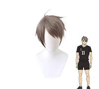 Haikyuu!! Cosplay tsukishima kei Hinata Shoyo Nishinoya Yuu Oikawa Tooru Kozume Kenma Kageyama Tobio Miya Atsumu Miya Osamu Wig Miya Osamu