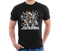 Haikyuu Lets Go Karasuno Men's T-Shirt Black