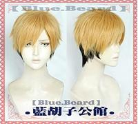 Haikyuu!! Miya Atsumu Osamu Cosplay Short Mixed Color Heat Resistant Synthetic Hair+ Wig Cap Halloween Party