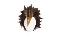 Haikyuu!! Nishinoya Yuu Cosplay Wigs Short Brown And Blonde Heat Resistant Synthetic Hair Wig + Wig Cap