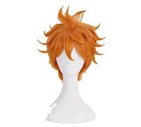 Haikyuu!! Shoyo Hinata Syouyou Cosplay Wigs Short Orange Fluffy Layered Heat Resistant Synthetic Hair Wig + Wig Cap