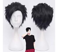 Haikyuu!! Tetsurou Kuroo Tetsurou Short Black Styled Synthetic Hair Cosplay Wig Heat Resistance Costume Wigs+ Wig Cap A682