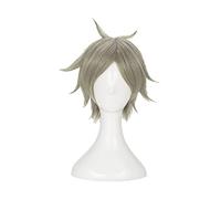 Haikyuu!! Volleyball Eita Semi Cosplay Wig Short Mixed Gray Heat Resistant Synthetic Hair Wig + Wig Cap