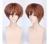 Haikyuu!! Volleyball Toru Oikawa Toor Short Brown Shaggy Layered Tooru Heat Resistant Cosplay Costume Wig NO