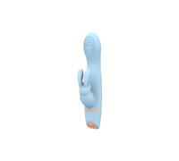 Hail Come Hither Rabbit Vibrator Loving Joy Light Blue One Size
