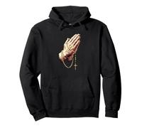 Hail Mary Blessed Mother Rosary Prayer Pullover Hoodie