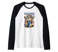 Hail Mary Blessed Mother Rosary Prayer Raglan Baseball Tee
