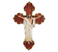 Hail Mary Gifts Catholic & Religious 10.125" H Risen Christ Wall Cross