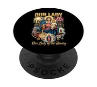 Hail Mary Our Lady Blessed Mother Rosary Catholic PopSockets Adhesive PopGrip