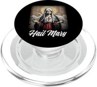 Hail Mary Our Lady Blessed Mother Rosary Catholic PopSockets PopGrip for MagSafe