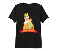 Hail Mary Rosary Prayers Faithful Christian Rosary Premium T-Shirt