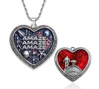 Hail Merch Mary Astronaut Necklace Space Theme Gifts for Fans Birthday Gift