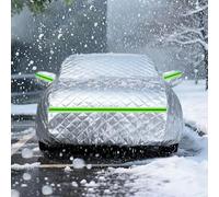 Hail Proof Car Cover for Renault Clio 2 Phase 1 5 Doors, Durable Car Cover Thickened Cotton Anti-Hail, Proof All Weather Protect Against Bad Weather, with Night Reflective Strips