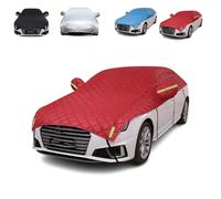 Hail Protection Car Cover, Anti-hail Car Cover, Wind And Rain Protection Car Cover, Reflective Strip Night Safety Car Cover, Universal Suv Car Cover (Red Sedan)