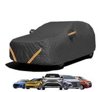 Hail Protection Car Cover Compatible With Honda Passport 2019-2025, Outdoor Waterproof Scratch Sun Resistant With Reflective Strip(Black)