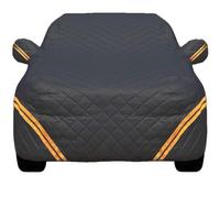 Hail Protection Car Cover Compatible With Tesla Model X 2016-2025, Full Exterior Cover, Breathable Snow Resistant Sun Shield, Anti-Dent Scratch-Proof with Orange Reflective Safety Strip