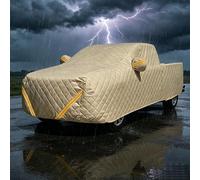 Hail Protector Car Cover Compatible With Toyota BB Open Deck 2000-2001 | All Weather Outdoor Waterproof Tarpaulin Protection Against Hail Snow Rain with Reflective Strips