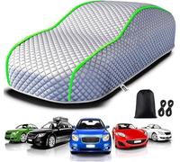 Hail Protector Car Cover for Audi Q4 e-tron Concept(2019-2021), Snow Dust Scratch Proof Professional Customized All-Weather Protection With Reflective Strips(Silver)