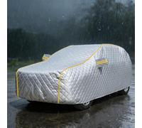 Hail Protector Car Cover for BMW E65 7 Series Full Covers, Layer All-Weather Protection, Car Cover Against Hail, Windproof, UV, with Reflective Strips, Fits Hatchback, Sedan & SUV