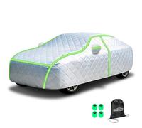Hail Protector Car Cover For Caterham Seven 2015-2023, Thickened Outside hail covers anti-Scratch dustproof anti-UV body-fitting with green reflective strips All-weather protection