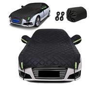 Hail Protector Car Half Cover Custom Fit for Triumph Spitfire 1500 Cabrio (1974-1980), Heavy Duty All Weather Outdoor Car Cover Rain UV Dust and Snow Automotive Proof, Black