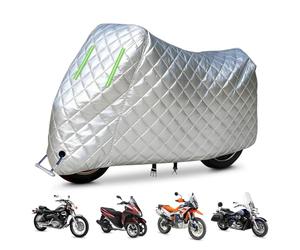 Hail protector Motorcycle cover For Zuendapp Bella r 125,Heavy Anti-Hail Custom Motorcycle Storage Cover, Ultra Thick Cotton Mat Outdoor Against Hail, Rain, Snow & Dust
