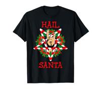 Hail Santa Claus Sleigher Christmas Rock Death Metal Satan T-Shirt