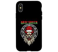 Hail Santa Krampus Pagan Solstice Gothic Creepy Christmas Case for iPhone X/XS