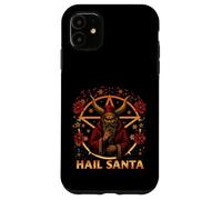 Hail Santa Pagan Solstice Gothic Creepy Christmas Krampus Case for iPhone 11