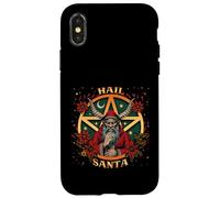Hail Santa Pagan Solstice Gothic Krampus Creepy Christmas Case for iPhone X/XS