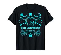 Hail Satan Occult Horror Atheist Wiccan Satanic Ouija Board T-Shirt