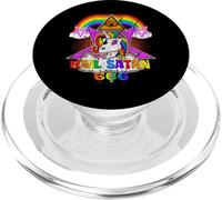 Hail Satan Unicorn Pentagram 666 Occult Gothic Goth Gift PopSockets PopGrip for MagSafe