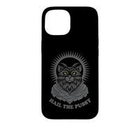"Hail the Pussy" Goth Satan Clothing Gothic Hail Satan Case for iPhone 15