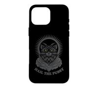 "Hail the Pussy" Goth Satan Clothing Gothic Hail Satan Case for iPhone 16 Pro Max